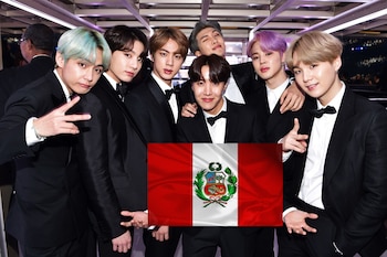 Post de empresa peruana alegra a fans de BTS. (Foto: Composición Infobae)