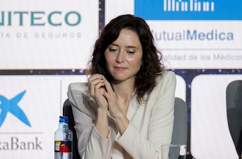 La presidenta de la Comunidad