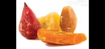 Cristalizar algunas frutas era muy