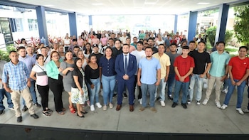 Un nuevo contingente de salvadoreños se prepara para viajar a Canadá bajo el Programa de Migración Laboral (Cortesía Ministerio de Trabajo de El Salvador).