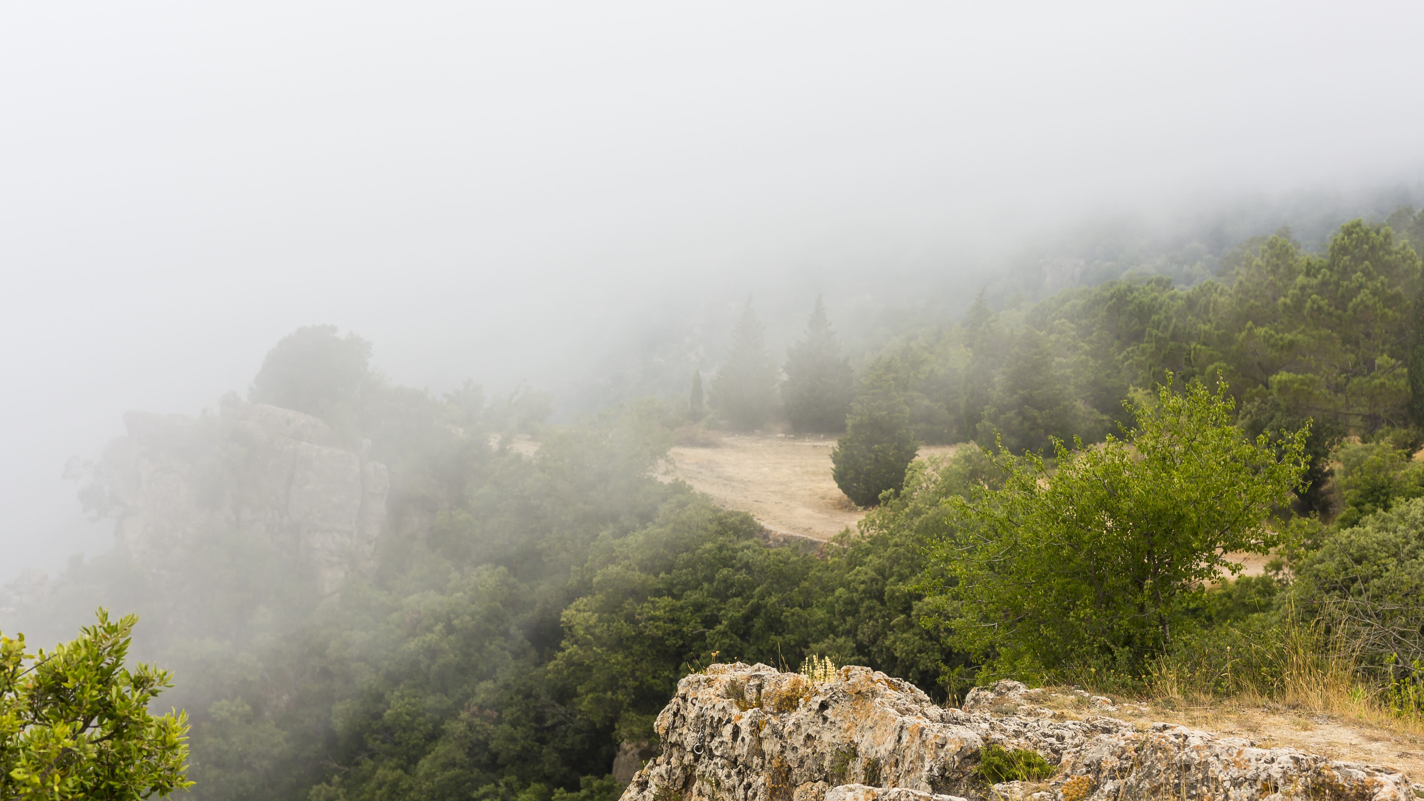 Niebla en La Mussara (Shutterstock)