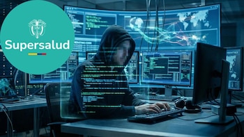 La Superintendencia Nacional de Salud informó sobre un incidente de ciberseguridad que permitió la descarga masiva del 1,6% de su base documental - crédito Supersalud e Imagen Ilustrativa Infobae