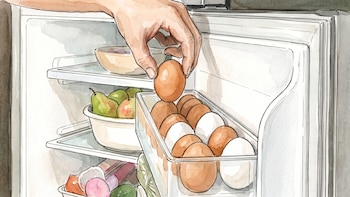 El error común al guardar los huevos en la heladera