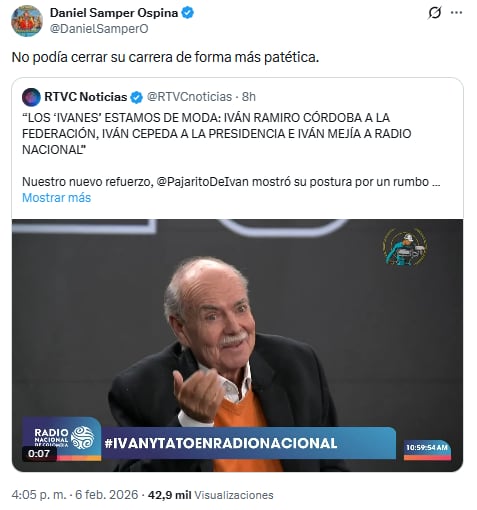 Samper Ospina describió de