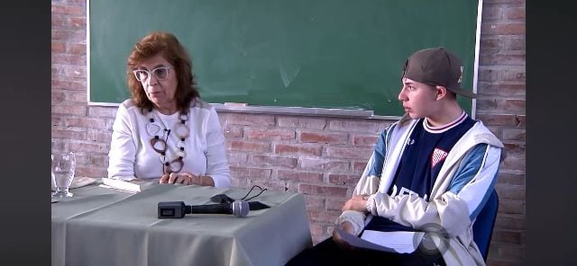 El video de Marta Pascual fue grabado en una charla de la Universidad de Lanús con alumnos de la Licenciatura en Justicia y Derechos Humanos y quedó publicado en YouTube.
