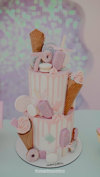 Un espléndido pastel de dos