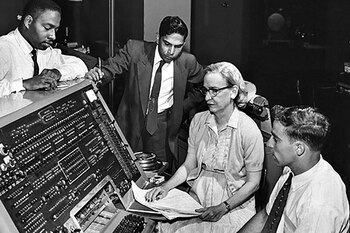 Grace Hopper en la estación