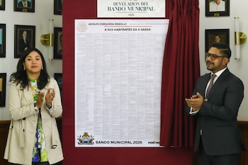 O presidente municipal Adolfo Cerqueda