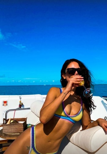 Eiza González en sus vacaciones