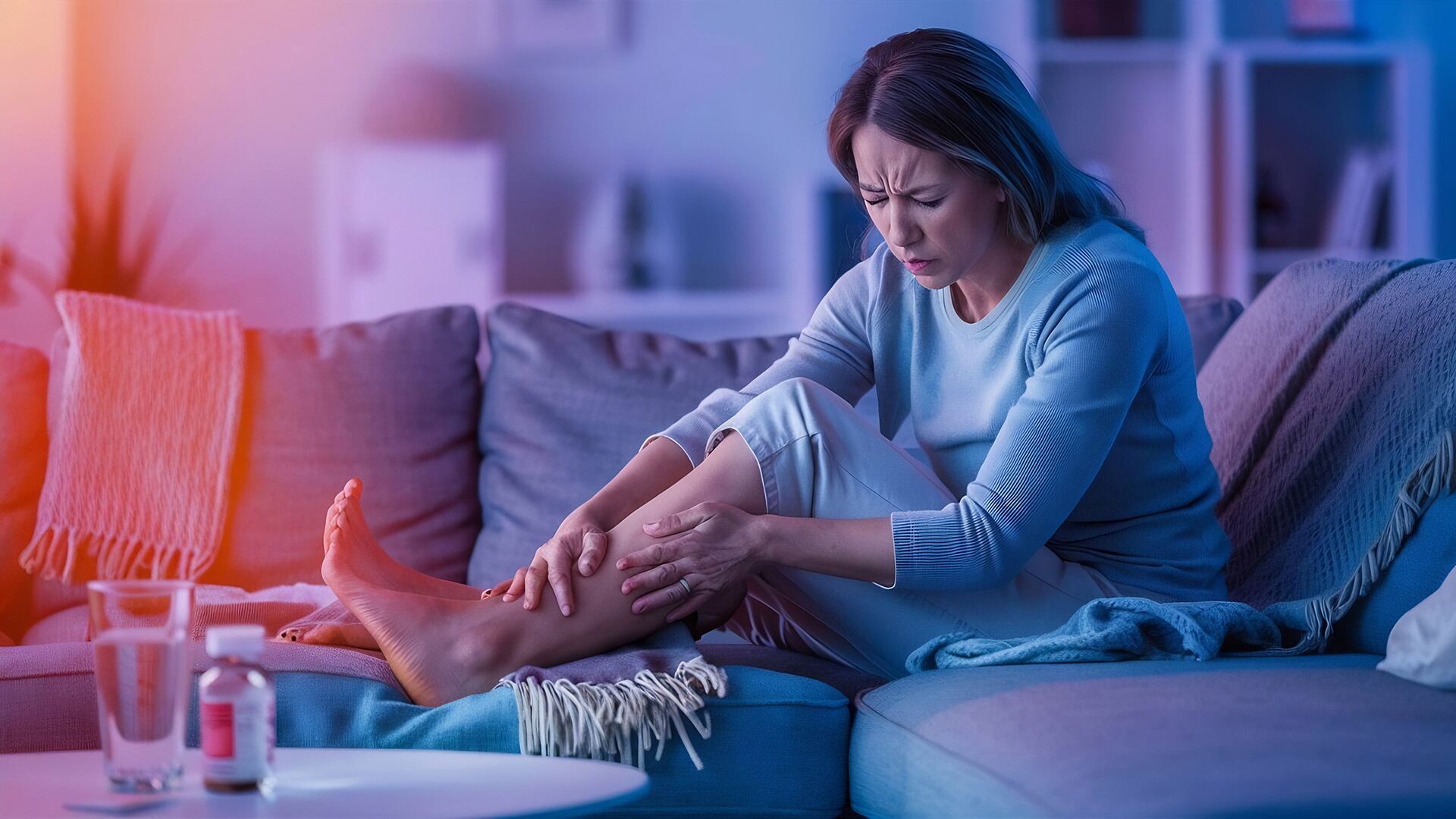 Los calambres en las piernas durante la noche afectan la calidad del sueño y pueden interrumpir el descanso, según Harvard Health (Freepik)