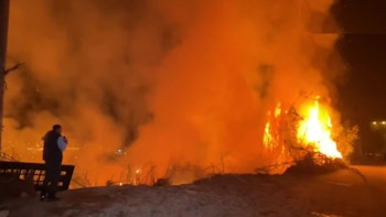 Incendio forestal en Chosica se