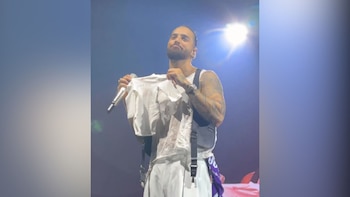 El cantante colombiano fue sorprendido