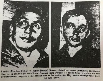 Asesinos Gustavo Soto Peralta (Foto: Nota Roja 70’s, de Myriam Laurini y Rolo Diez, México 1993, editorial Diana)