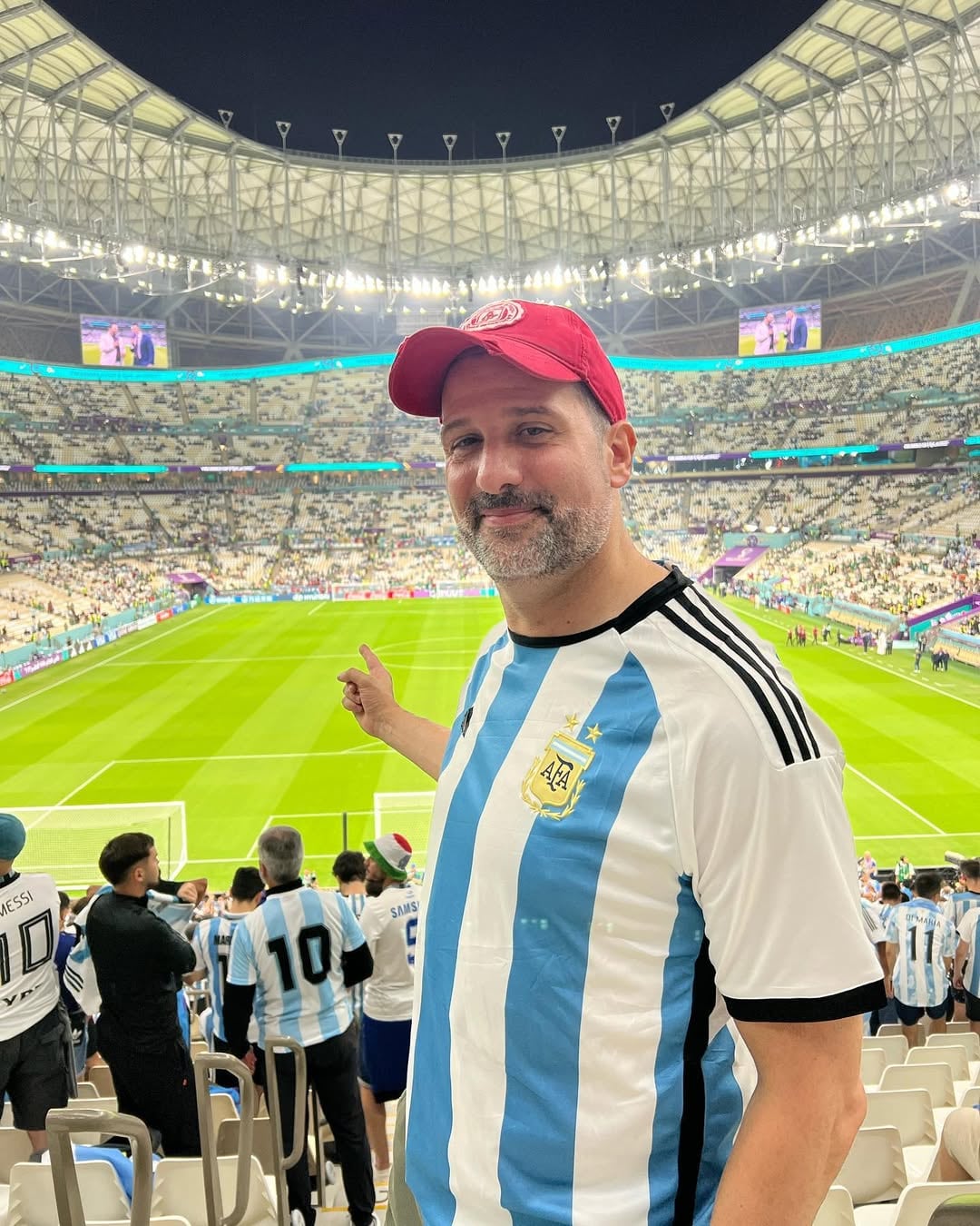 Listorti reafirmó su vínculo con el fútbol y anticipó su viaje al próximo Mundial como cábala para apoyar a la selección argentina