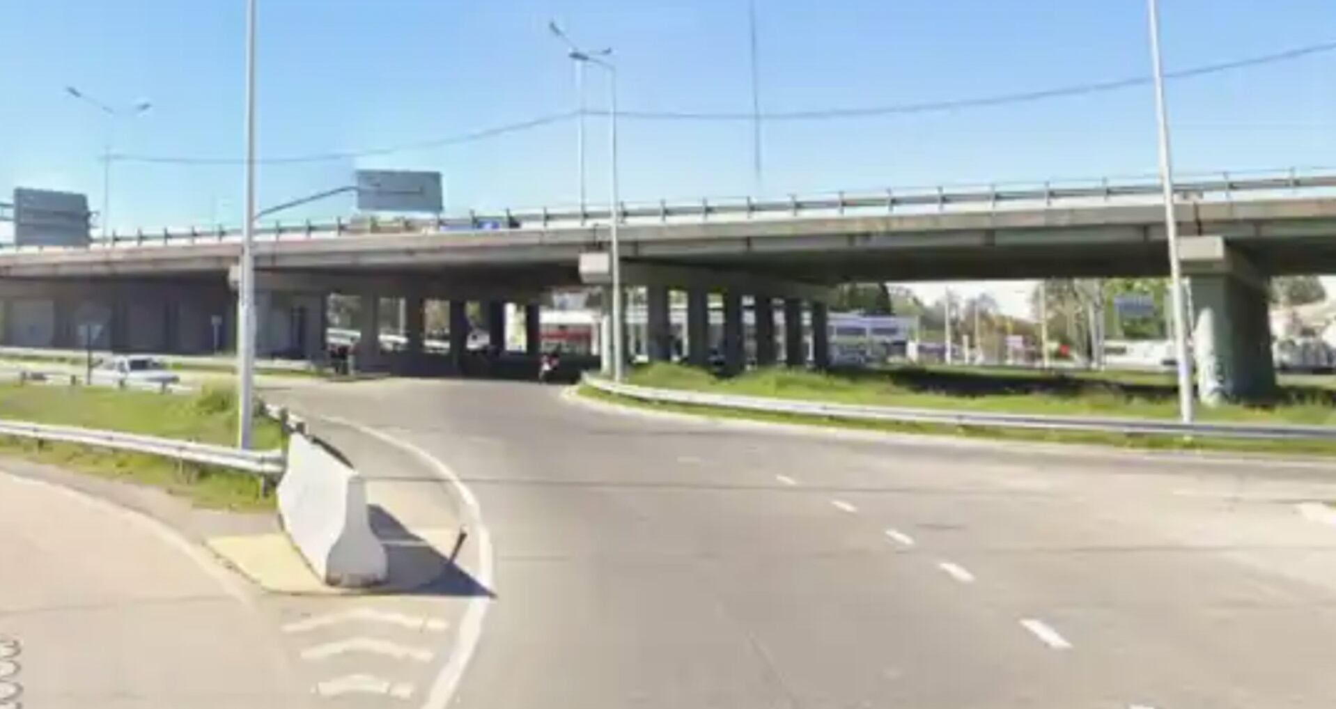 El lugar donde el camión perdió los frenos y atropelló a dos hombres en Rosario (Google Maps)