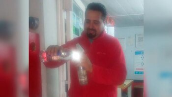 Altamirano fue socorrido por un