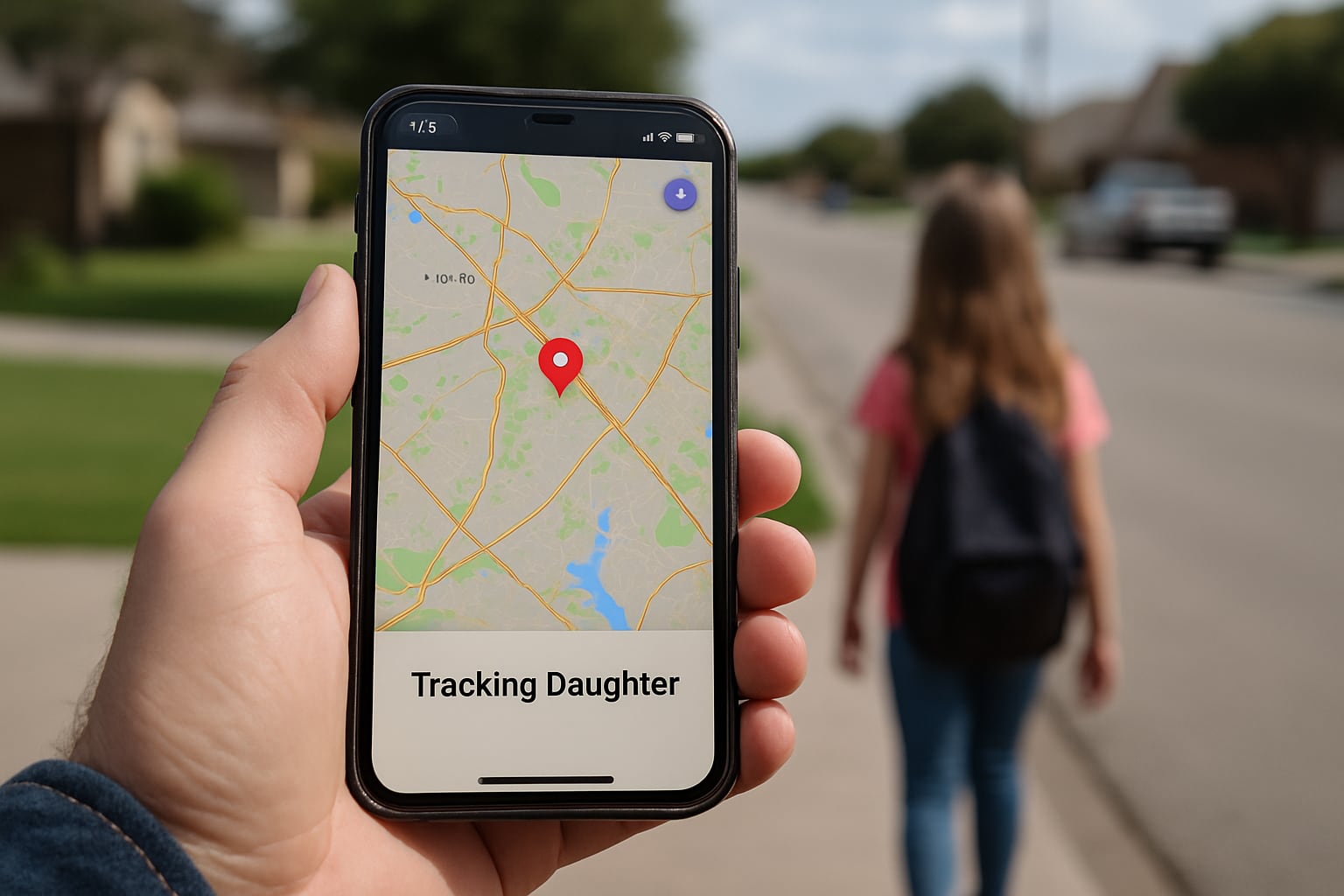 Un padre utilizó el control parental de su teléfono para frustrar el secuestro de su hija en Navidad