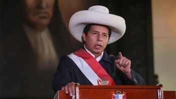 Pedro Castillo, presidente del Perú.