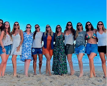 Maite Irazu viajó a Río