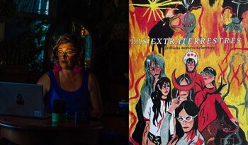 'Las Extraterrestres' (2021), Juliana Borrero Echeverry. Imagen: Editorial Cajón de Sastre