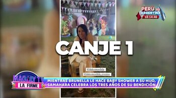 Samahara Lobatón tuvo cerca de