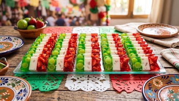 Gelatina tricolor con banderitas y frutas: ideas para lucirte en la mesa patria