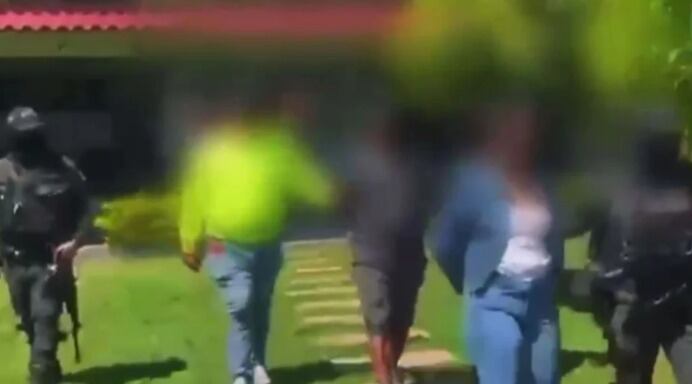 Las investigaciones preliminares vinculan a los detenidos con la circulación de documentos apócrifos sobre un supuesto paro armado de 24 horas - crédito Captura video