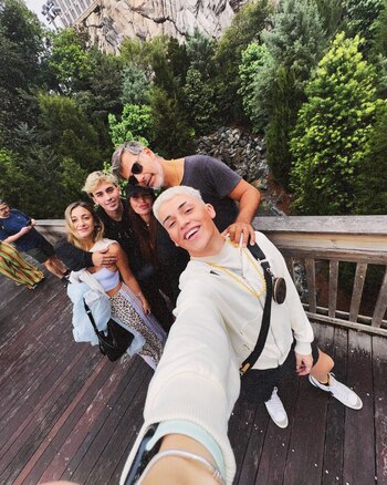 Selfies y risas el viaje