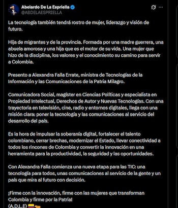 Abelardo de la Espriella - crédito @ABDELAESPRIELLA/X