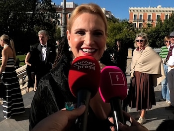 Ainhoa Arteta hablando con la prensa antes de la boda de Miguel Sierralta y Alicia Banquez
EUROPA ESPAÑA SOCIEDAD
EUROPA PRESS REPORTAJES