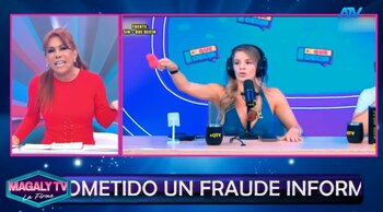 Magaly Medina rechaza advertencia de Alejandra Baigorria y lanza contundente mensaje en televisión. Captura: Magaly TV La Firme.