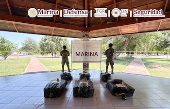 La Marina realizó una operación marítima en conjunto con la FGR y con la SSPC. (Cortesía)