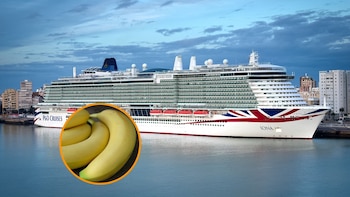 Un crucero que venía a