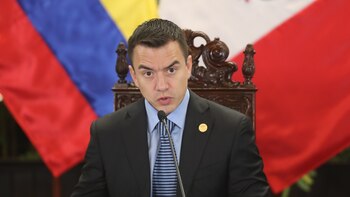 El presidente de Ecuador inaugura