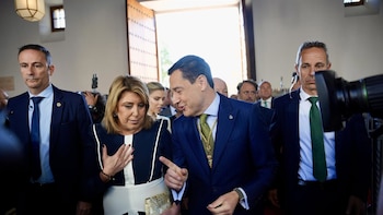 Susana Díaz acude al Parlamento