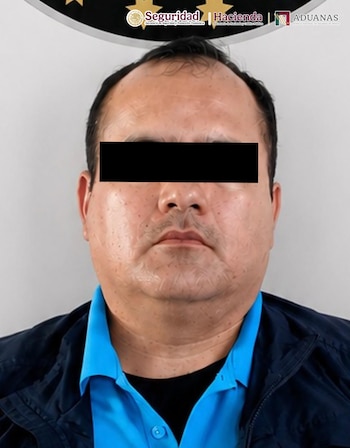 Fotografía compartida por las autoridades tras el arresto. Crédito: SSPC