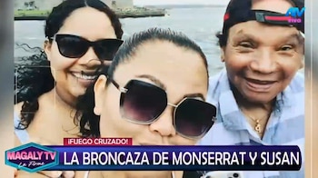 O Seminário Monserrat quebrou o silêncio e culpou Susan Villanueva pelo fim de seu relacionamento com Melcochita. Captação: Magaly TV La Firme.
