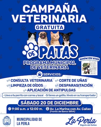 La campaña veterinaria gratis se