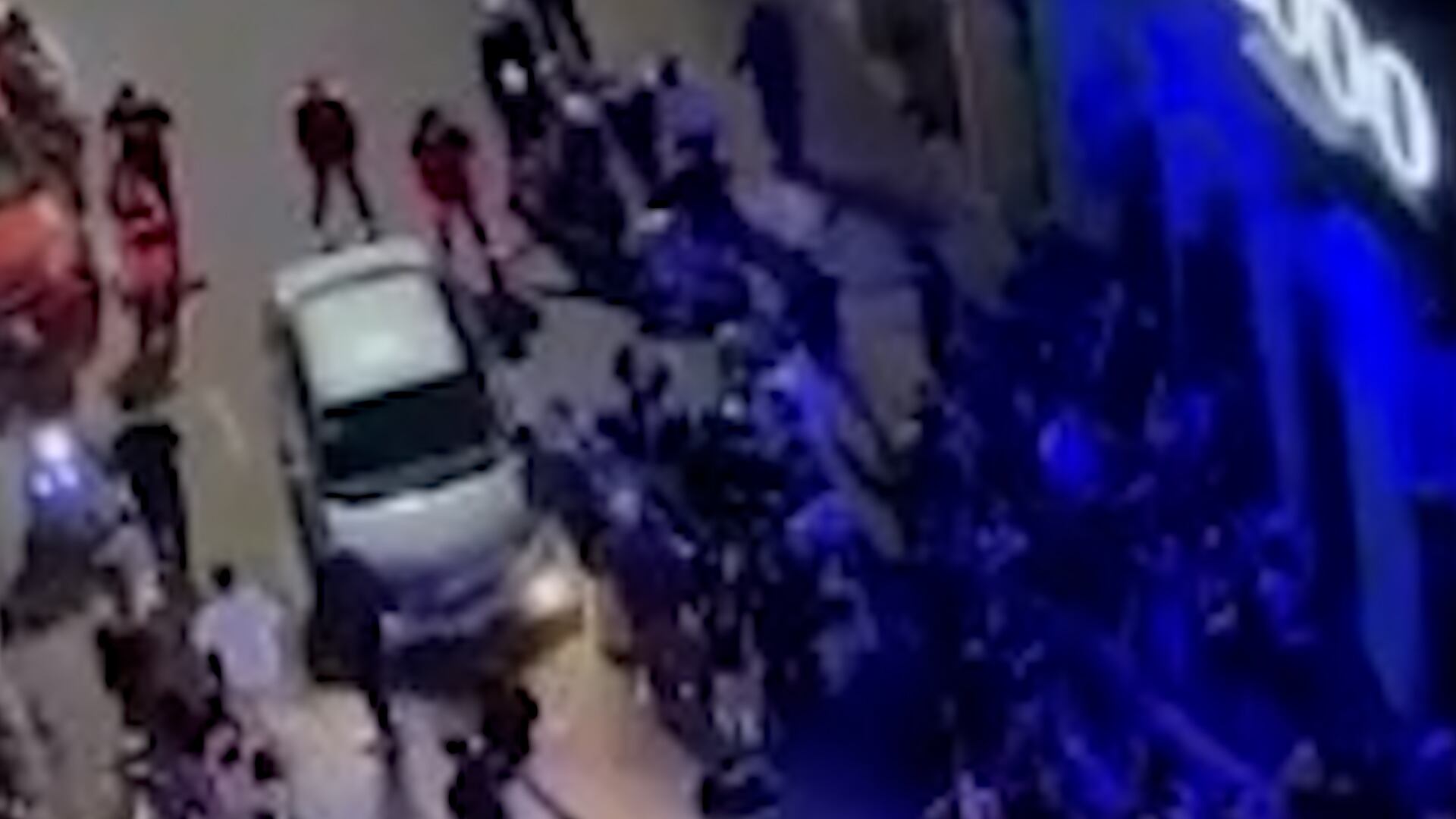 Descontrol a la salida del boliche