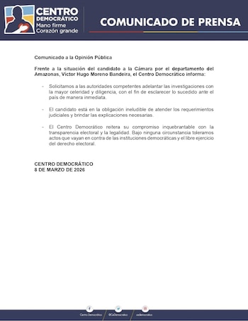 El partido que lidera Álvaro