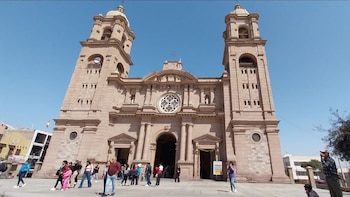 Construida con piedra de cantería,