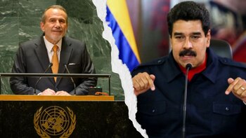 El canciller de Perú acudió a la Asamblea General de las Naciones Unidas en reemplazo de Dina Boluarte - crédito composición Infobae Perú / EFE / Cancillería