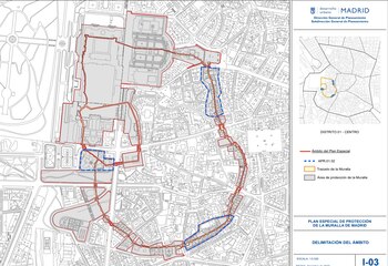 Plano de la muralla de