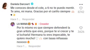 Daniela Darcourt agradeció a 'La