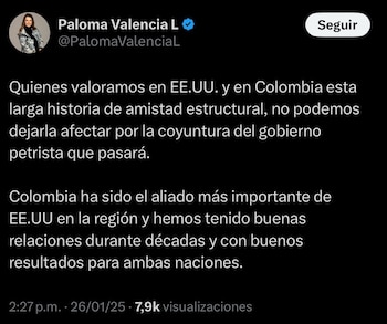 Paloma Valencia arremetió contra el