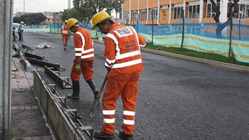 Trabajores del IDU. Foto: idu.gov.co.