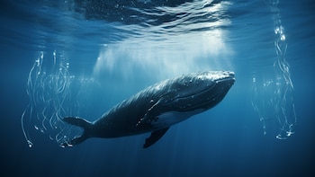 El cachalote habita en aguas