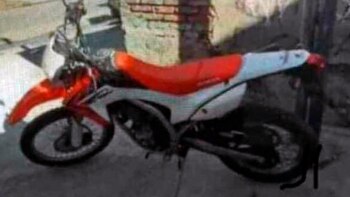 La moto Honda CRF 250