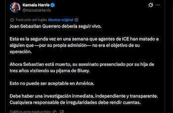 Kamala Harris - crédito @KamalaHarris/X