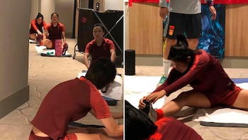 Así entrenan las jugadoras de